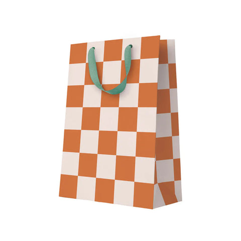 Burnt Sienna Checkerboard Large Gift