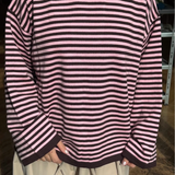 OST Emilie Striped Jumper Brown/Pink