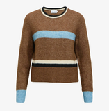 Object Aggie Knit Pullover - Blue and Brown