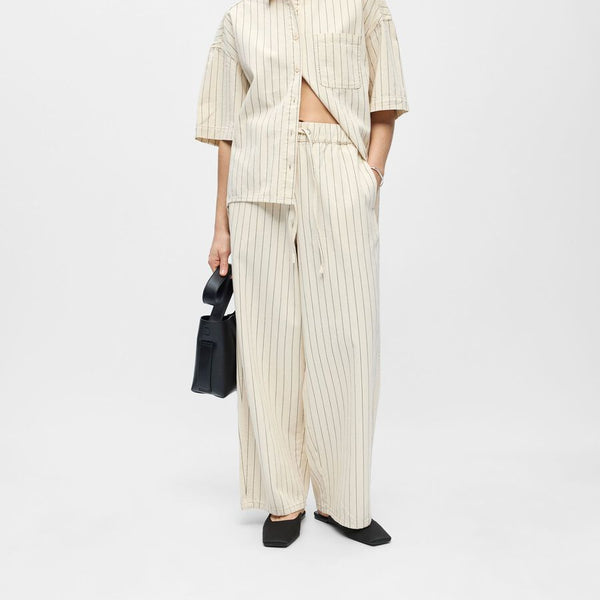 Object Cally Cropped Denim Trousers - Birch