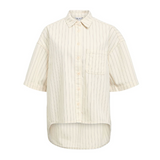 Object Cally Striped Denim Shirt