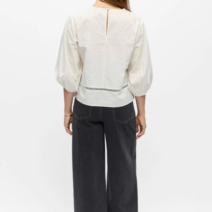 Object Edita Top 3/4  - Cloud Dancer White back
