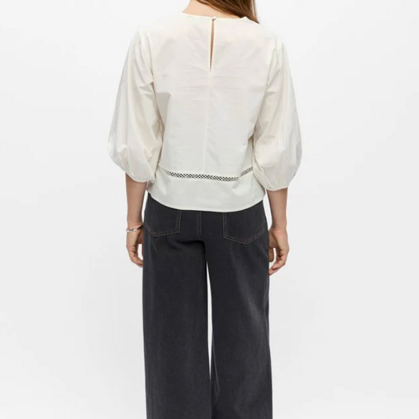 Object Edita Top 3/4  - Cloud Dancer White back
