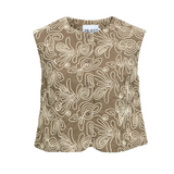 Object Kerry Sleeveless Vest - Morel/Sandshell