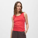 Object Moli Classic Ribbed Tank Top Red
