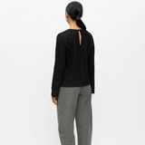 Object ObjEvie Textured Long Sleeve Top