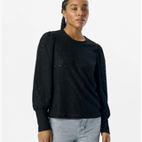 Object ObjLaila Long Sleeve Top - Black