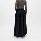 Object Paige A-Line Maxi Skirt - Black