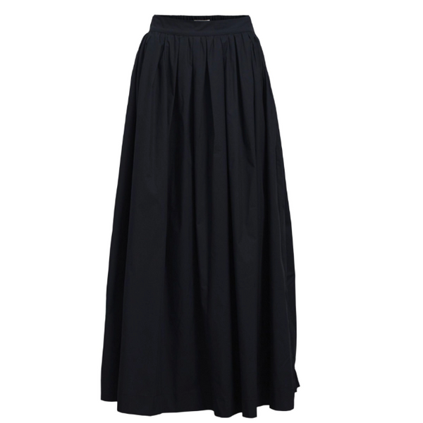 Object Paige A-Line Maxi Skirt - Black