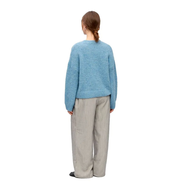 Object Saggia Lo Sweater - Blue Shadow back