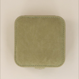 Olive Green Square Jewellery Box 