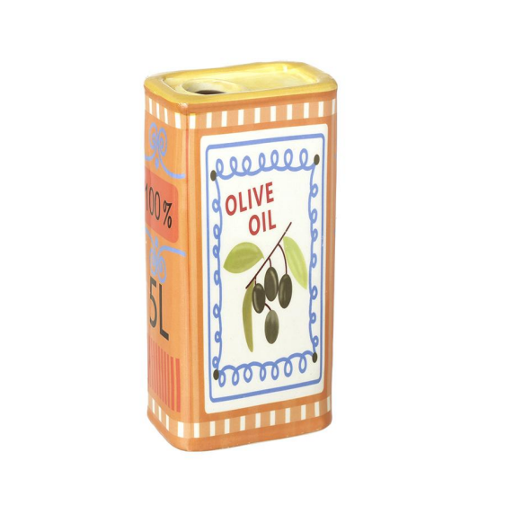 Olive Oil Pot - Large Orange