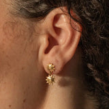 One & Eight Gold Apollo Earrings