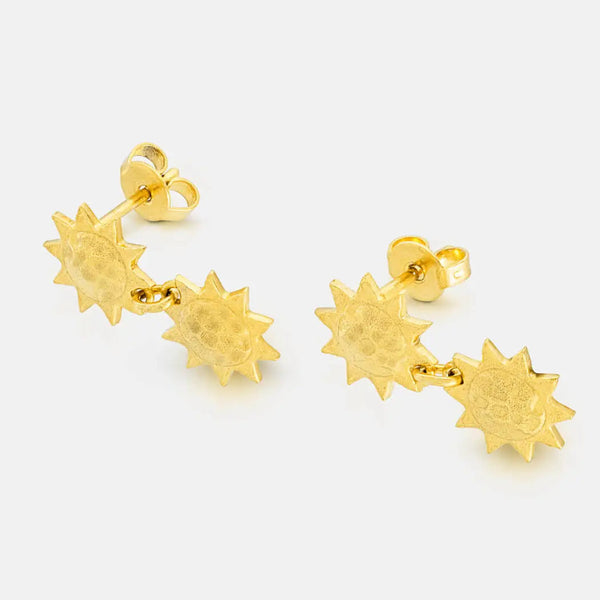 One & Eight Gold Apollo Earrings