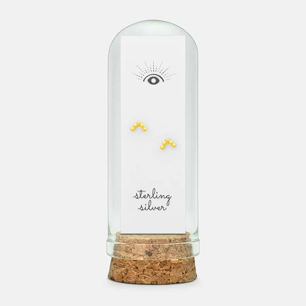 One & Eight Gold Arrow Sentiments - Evil Eye