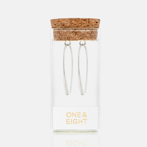 One & Eight Silver Maya Earrings