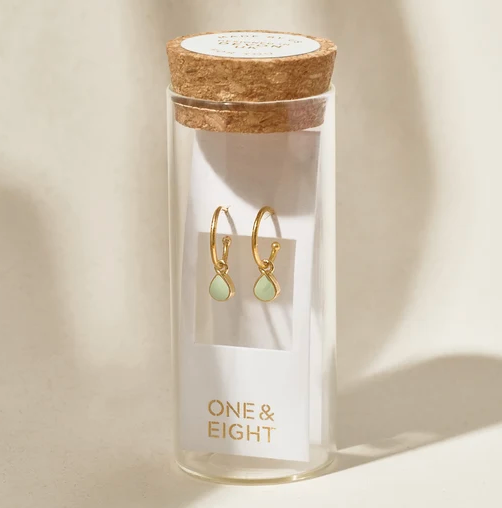 One & Eight Teardrop Earrings