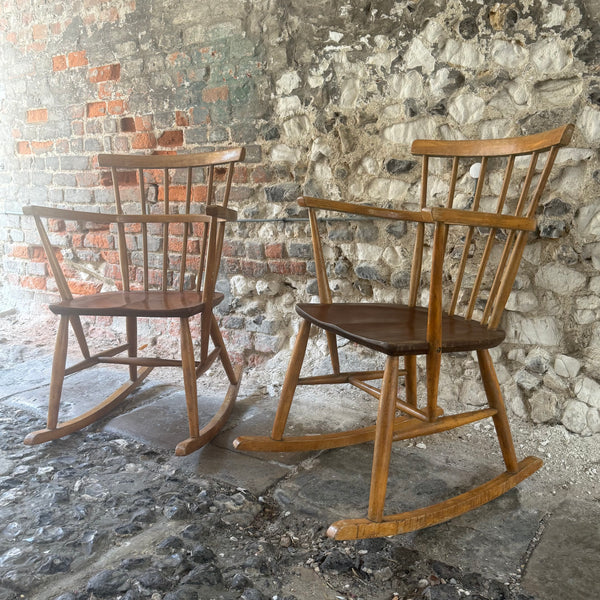 Original Mid Century Rocking Chairs