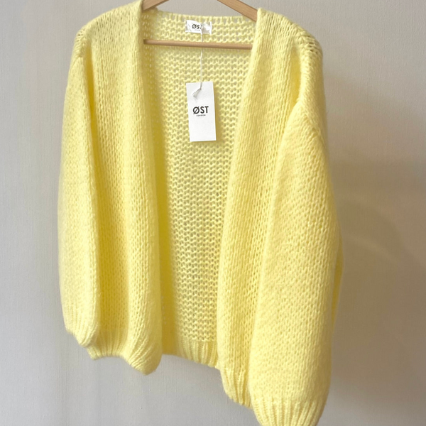 Ost Smila Mohair Cardigan Lemon