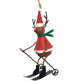 Otto the Reindeer on Skies