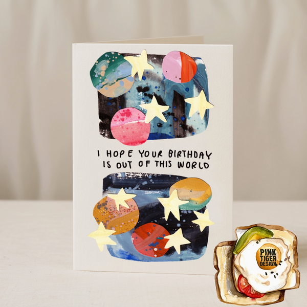 Out of This World Birthday Card