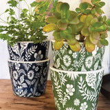 PLANT POT JAIPUR MIXED COLS AST/3 14x12cm /6