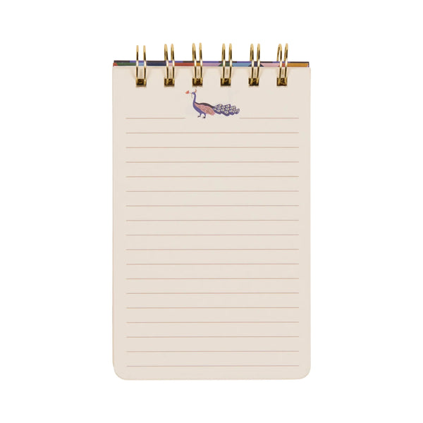 A Dopo Twin Wire Notepad - Peacock