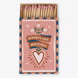 Paddywax A Dopo Boxed Matches - Hearts Open Box