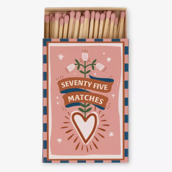Paddywax A Dopo Boxed Matches - Hearts Open Box