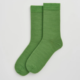 Grass Green calf length socks 