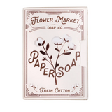 Paper Soap Fresh Cotton scent