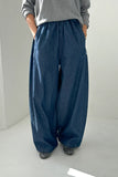 Le Bon Shoppe Parachute Pants - Denim Blue