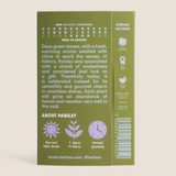 Parsley Flat Leaf Seed Packet back