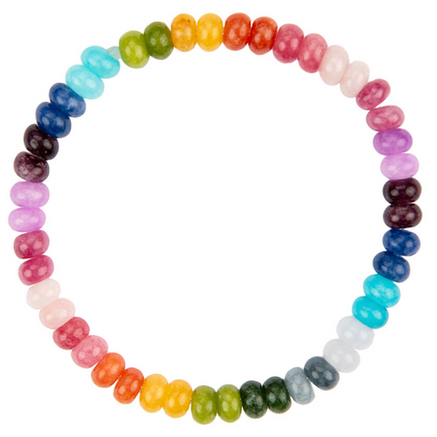 Peachy & Wild - Chasing Rainbows Bracelet Rainbow Jade