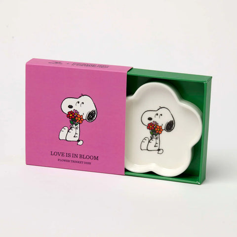 Peanuts Flower Trinket Dish - Love is in the bloom 