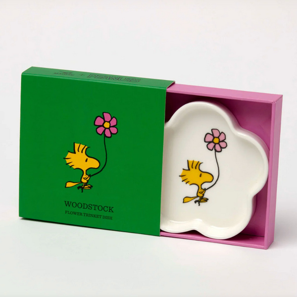Peanuts Flower Trinket Dish Woodstock