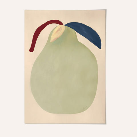 'Pear-Adise' Rochi Lana Framed Print