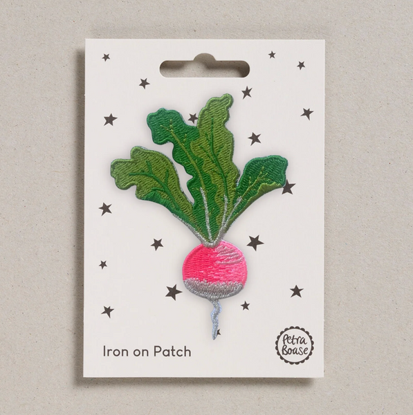 Petra Boase Radish Iron on Patch