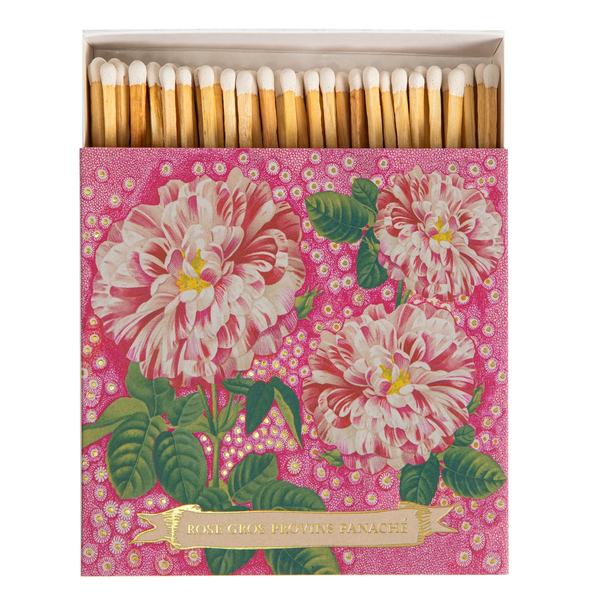 Pink Rose Safety Matches 
