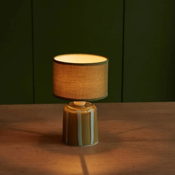 Pixie Rechargeable Table Light - White Stripe