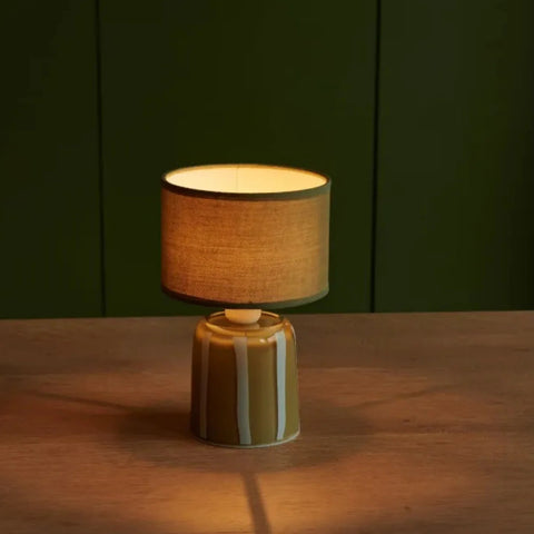 Pixie Rechargeable Table Light - White Stripe