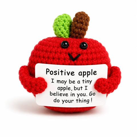 Positive Crochet Apple