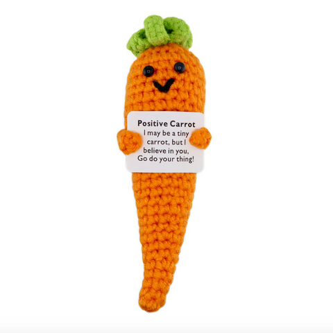 Positive Crochet Carrot