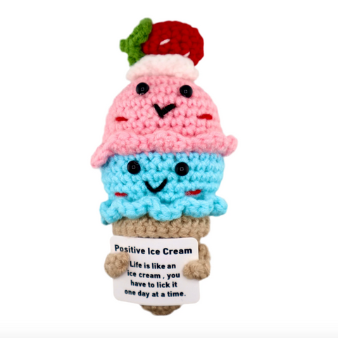 Positive Crochet Ice Cream