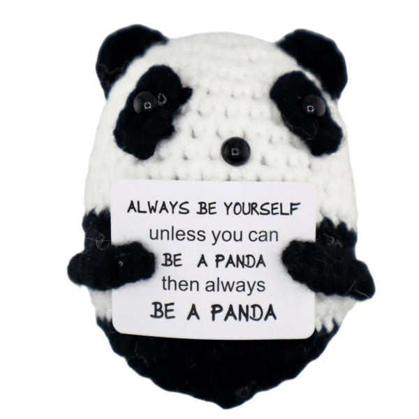 Positive Crochet Panda