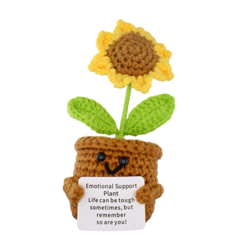 Positive Crochet Sunflower