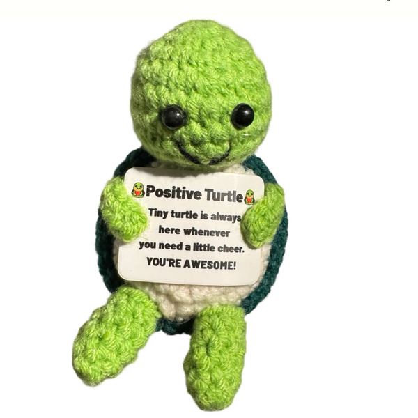 Positive Crochet Turtle
