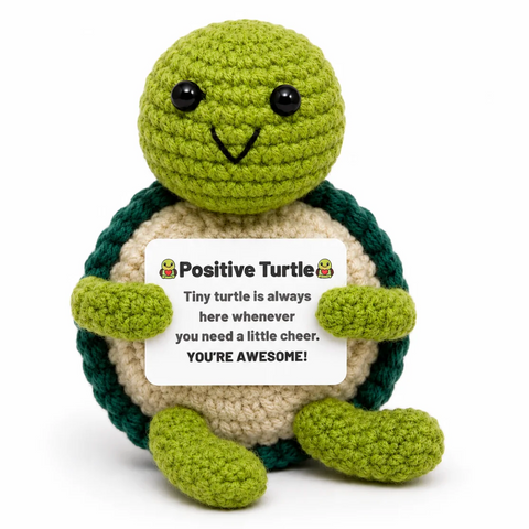 Positive Crochet turtle style