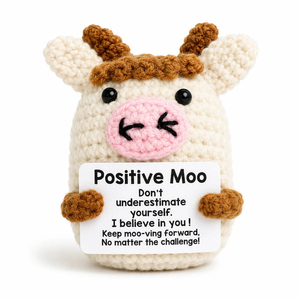 Postive Crochet Cow
