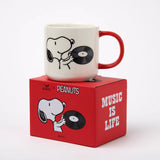 Peanuts Mug Vinyl - Music Is Life